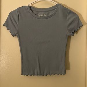 Light Blue Aeropostale Crop Top